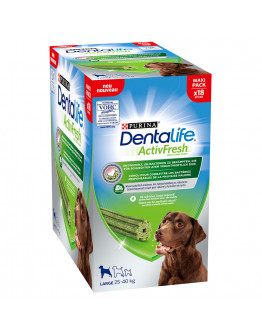 2 x Purina Dentalife hundsnacks till specialpris! - Active Fresh Daily Oral Care stora hundar - totalt 36 sticks