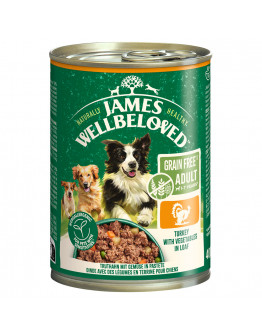 James Wellbeloved Hypoallergenic till specialpris! - 6 x 400 g Adult kalkon i paté