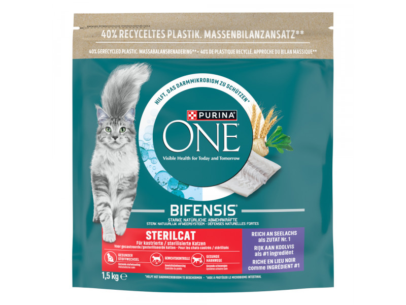 PURINA ONE SterilCat med sej - 1,5 kg