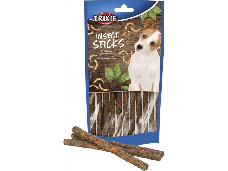 Insect Sticks med mjölmask, 80 g