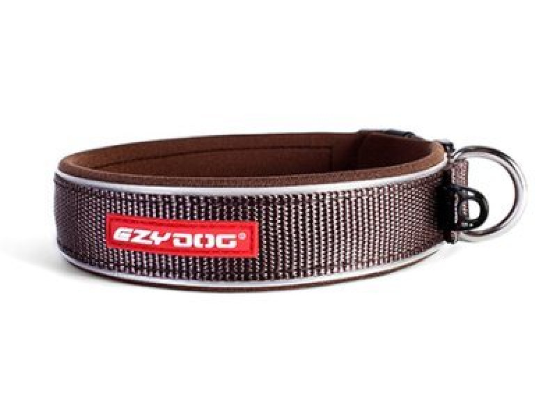 EzyDog Neo S - Hundhalsband 34-38 cm, Brun