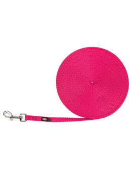 Trixie spårlina extra lätt, fuchsia - Stl. XS–S: 15 m lång/10 mm bred