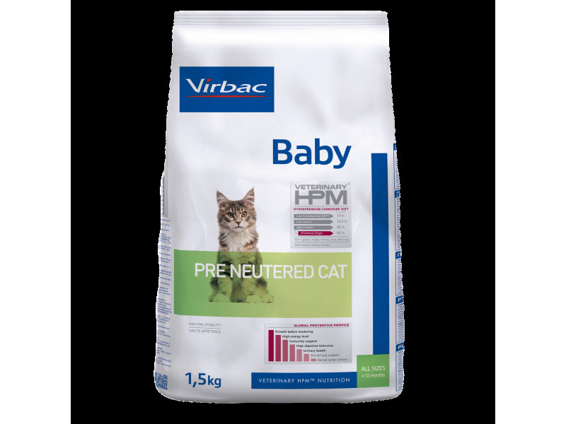 Baby Cat Pre Neutered Torrfoder till Kattunge - 1,5 kg