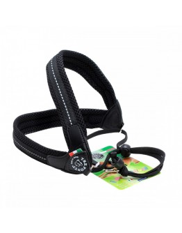 Tre Ponti Mesh Hundsele med Snöre Svart (3)