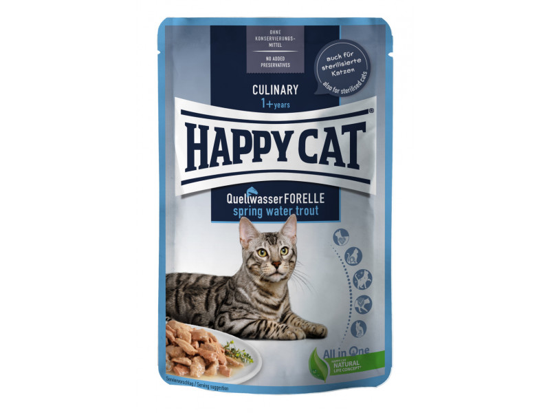 Kött i Sås, Våtfoder med Forell för katt - 20 st x 85 g