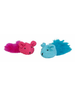 Kattleksak Mice Of Wool, Blå