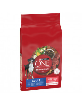 Purina One Medium/Maxi Adult Beef & Rice - 7 kg