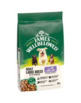 James Wellbeloved Adult Large Breed Dog Hypoallergenic Lamb & Rice - 10 kg