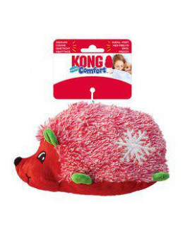 KONG Holiday Comfort Hedgehug Hundleksak - Röd Igelkott