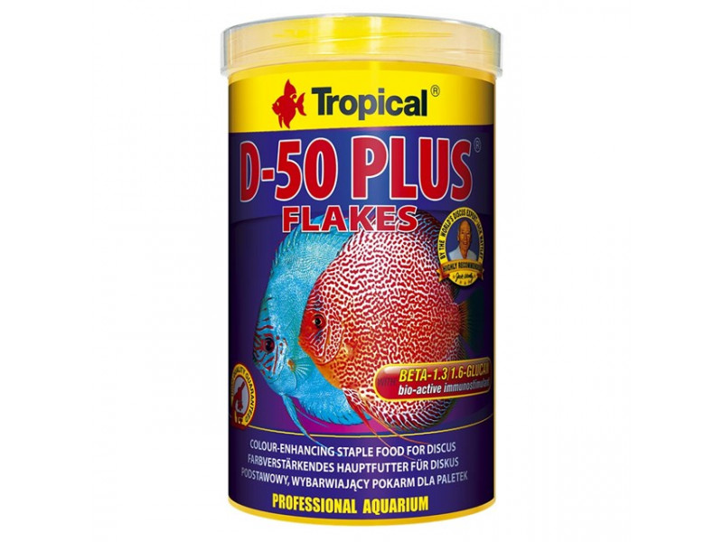 Tropical D-50 Plus Flakes - Diskus - 1000 ml