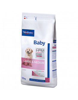 Virbac Veterinary HPM Baby Dog Large & Medium - 12 kg