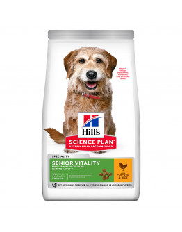 Senior Vitality Small & Mini Mature Adult 7+ hundfoder med kyckling & ris - 6 kg