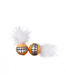 Kattleksak Plush Grinz 2-pack - Orange