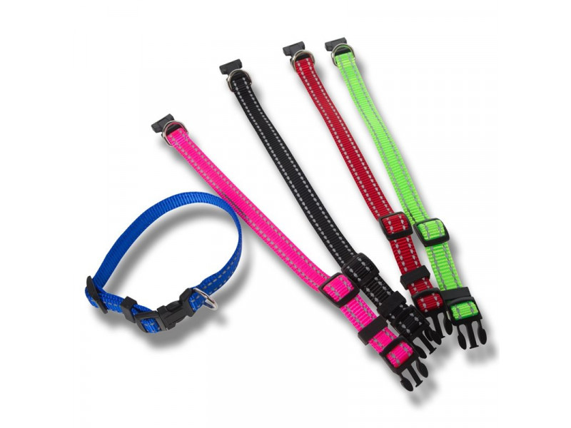 Hundhalsband Puppie nylon, Blå