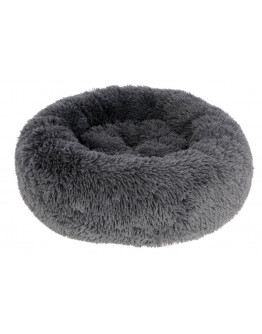 Kattbädd Snugly Fluffy Mörkgrå
