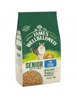 James Wellbeloved Senior 7+ Fish & Rice - Ekonomipack: 2 x 4 kg