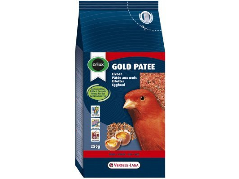 Orlux Äggfoder - Kanarie - Färg Gold Pate - 250 g