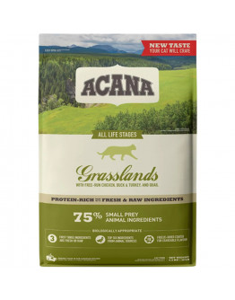 Torrfoder Grasslands till Katt - 4,5 kg