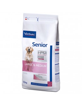 Virbac Veterinary HPM Senior Large & Medium för hundar - 2 x 12 kg
