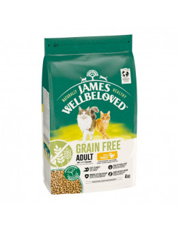 James Wellbeloved Grain Free Adult Cat Hypoallergenic Turkey - Ekonomipack: 3 x 4 kg