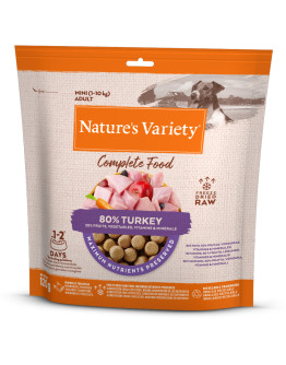 2 x 120 g Nature's Variety Freeze Dried Topper godis till sparpris! - Mini Freeze Dried med kalkon (2 x 120 g)
