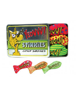 Kattleksaker Yeowww Kattmynta Sardines 3 pack