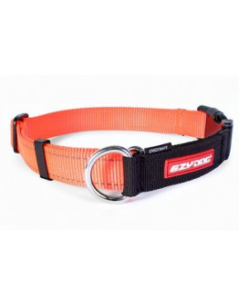Ezy Dog Halsband Checkmate Xl Ställbar Halvstryp, Orange
