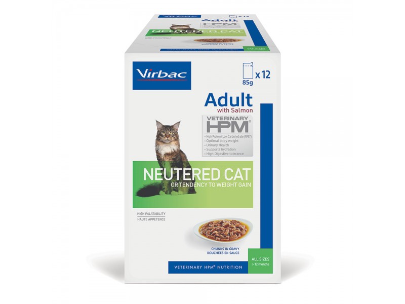 Virbac Veterinary Adult Kastrerad för katter - 24 x 85 g