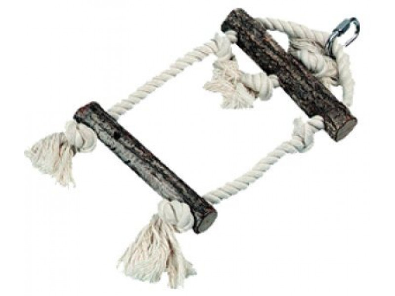 Repgunga - Med Trä - 25x13 Cm