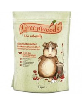Greenwoods marsvinsfoder - 2 x 3 kg