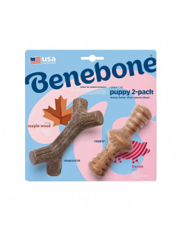 Benebone Tuggpinne/Zaggler Hundben i Nylon till Valp 2-pack XS