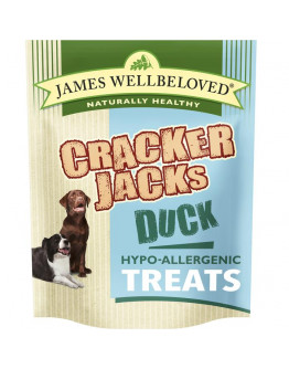 James Wellbeloved Crackerjacks Dog Treats - Ekonomipack: Duck & Rice (3 x 225 g)