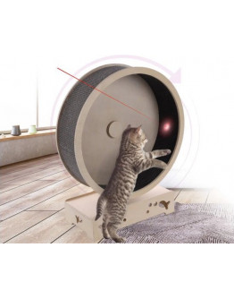 Flamingo Cat Running Wheel