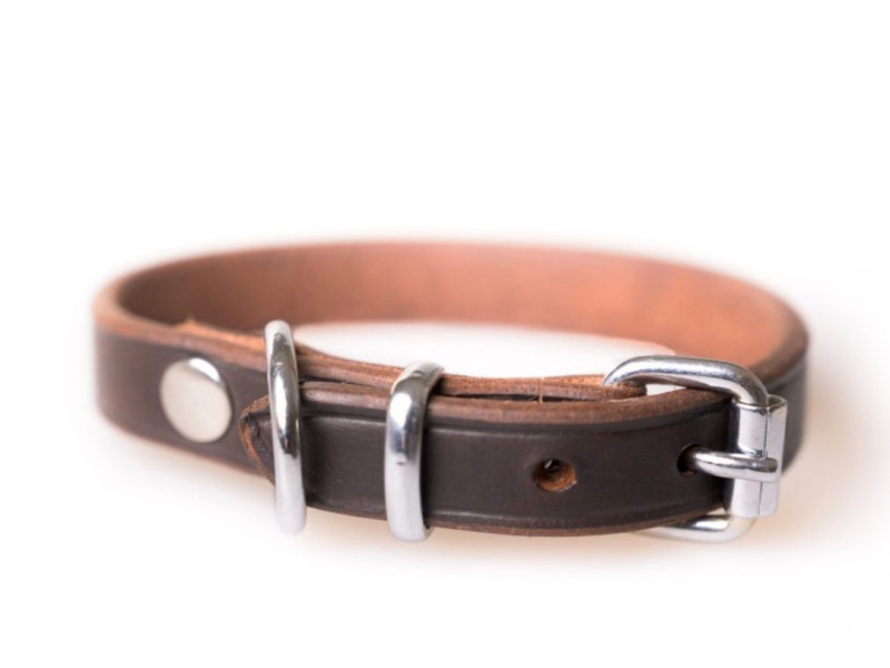 Leather Collar - 60 / Brown