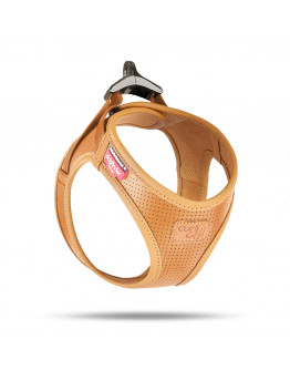 Apple Leather Harness Small Breed Hundsele - Brown Apple Leather L