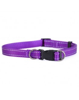 Dogman Nylonhalsband Iris Lila (38-66 cm)