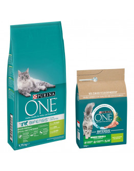 9,75 kg PURINA ONE + 2,8 kg på köpet! - 9,75 kg Indoor Formula + 2,8 kg Indoor Formula
