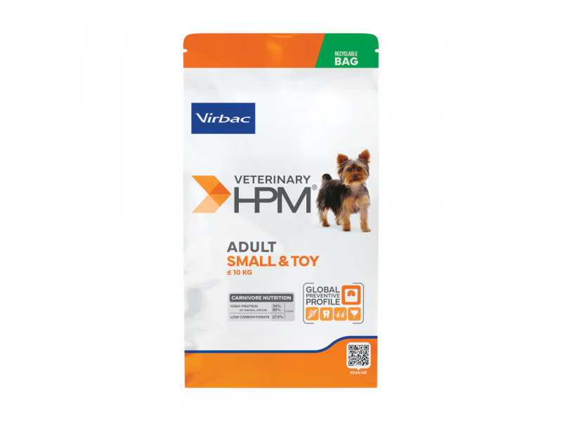 Virbac Veterinary HPM Adult Dog Small & Toy - 7 kg