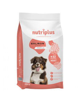 Nutriplus Adult Dog med lax - Ekonomipack: 2 x 15 kg