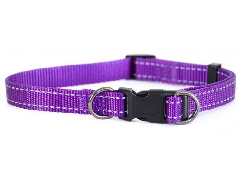 Dogman Nylonhalsband Iris Lila (38-66 cm)