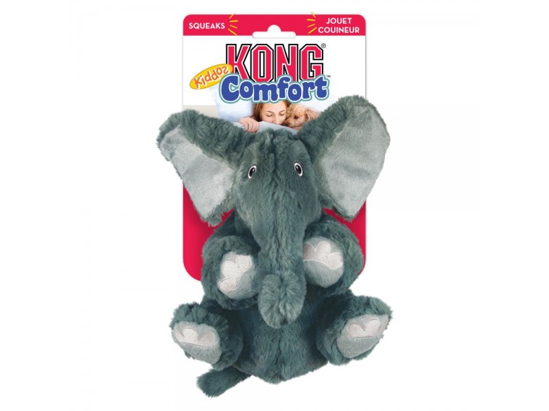 KONG Comfort Kiddos Elephant - Stl. XS: L 10 x B 13 x H 15 cm KONG Comfort Kiddos Elephant - Stl. XS: L 10 x B 13 x H 15 cm