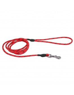 Alac Rund Hundkoppel - Reflex - 6x190 cmRöd, Röd