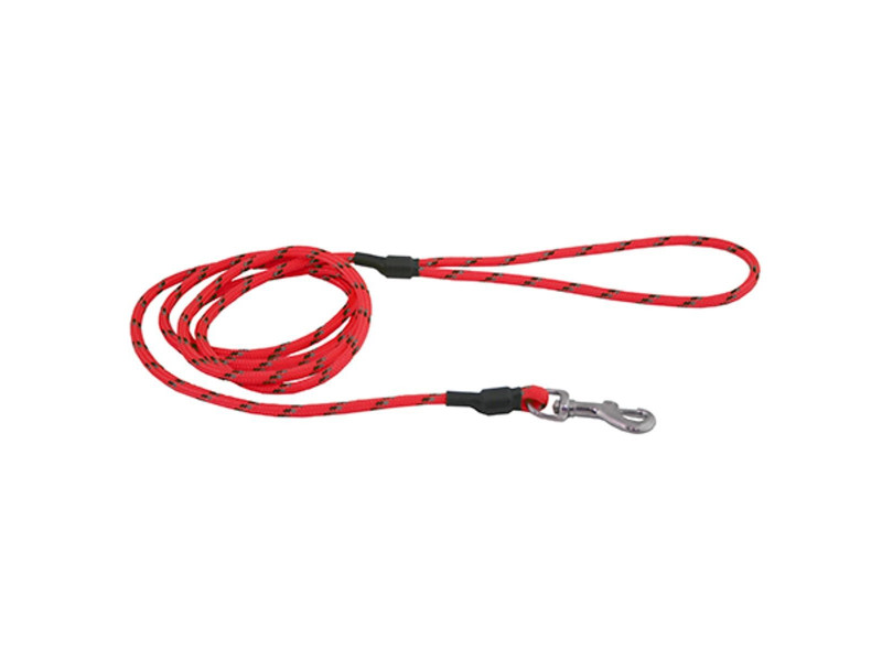 Alac Rund Hundkoppel - Reflex - 6x190 cmRöd, Röd