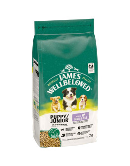 James Wellbeloved Junior Dog Hypoallergenic Lamb & Rice - 2 kg