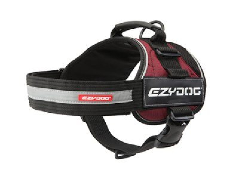Ezydog - Sele - Convert Harness - Röd - Xxl - Justerbar - 86-116 cm - Reflex