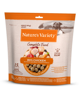 2 x 120 g Nature's Variety Freeze Dried Topper godis till sparpris! - Mini Freeze Dried med kyckling (2 x 120 g)