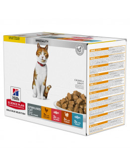 Adult Sterilised Cat våtfoder med kyckling, lax, forell och kalkon - 12 x 85 g