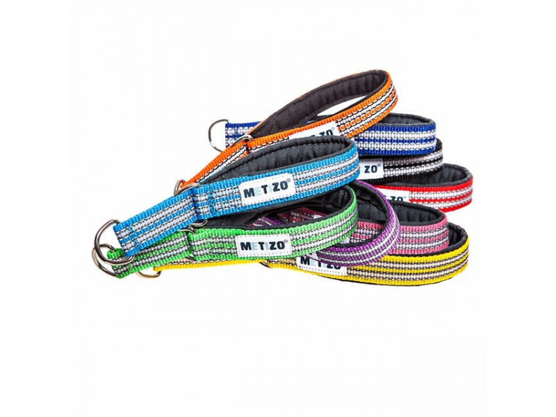 Fodrat Halsband Halvstryp Gul - Gul / 55 cm x 30 mm