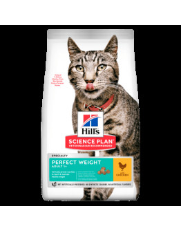 Adult Perfect Weight torrfoder med kyckling för katt - 7 kg