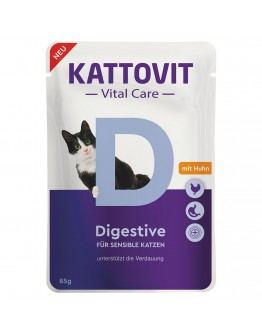 Kattovit Vital Care Digestive Pouches Chicken - Ekonomipack: 24 x 85 g